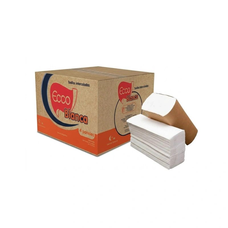 Toallas Intercaladas Ecco Soft 19 X 24 Cm - 10 X 250 Unidades | DiDonato