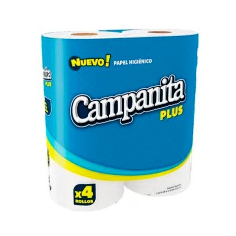 Papel Higiénico Plus Campanita 4 X 30 M | DiDonato