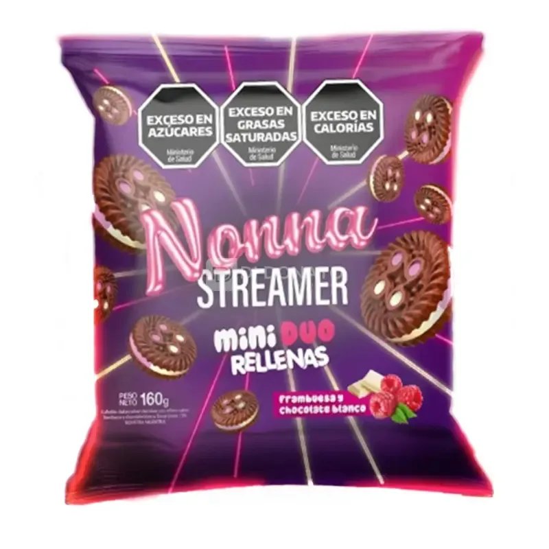 Nonna Streamer 迷你 Duo 覆盆子 巧克力 EDRA 160 g