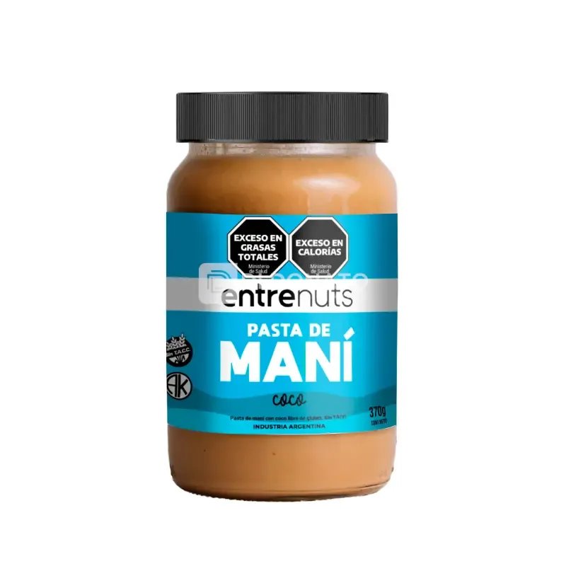 Pasta de Maní Coco ENTRENUTS 370 gr