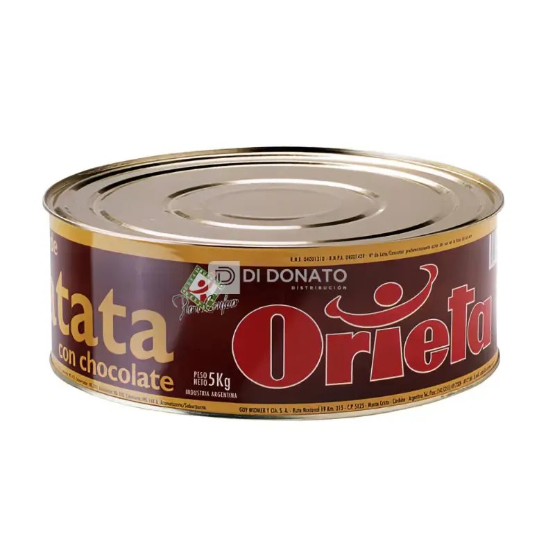 Dulce Batata con Cacao ORIETA Lata 5 kg