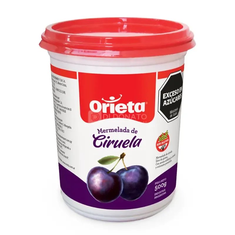 Mermelada Ciruela ORIETA Pote 420 gr