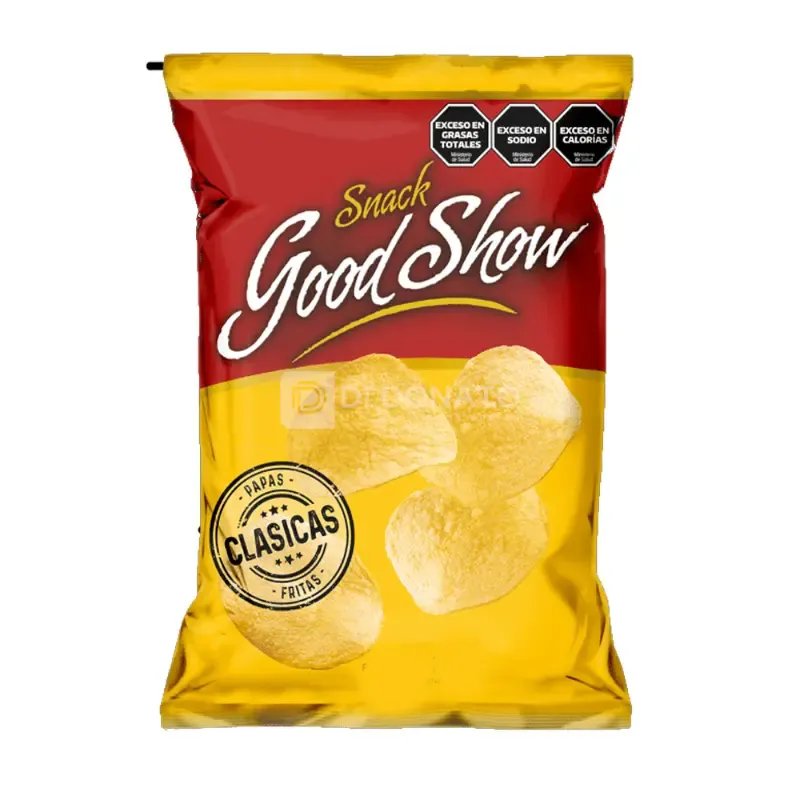 Papas Fritas 63 gr GOODSHOW Caja Exhibidora