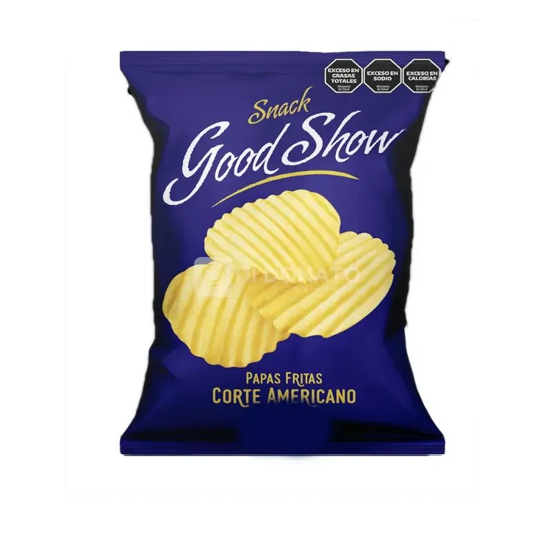 Papas Corte Americano 63 gr GOODSHOW Caja Exhibidora