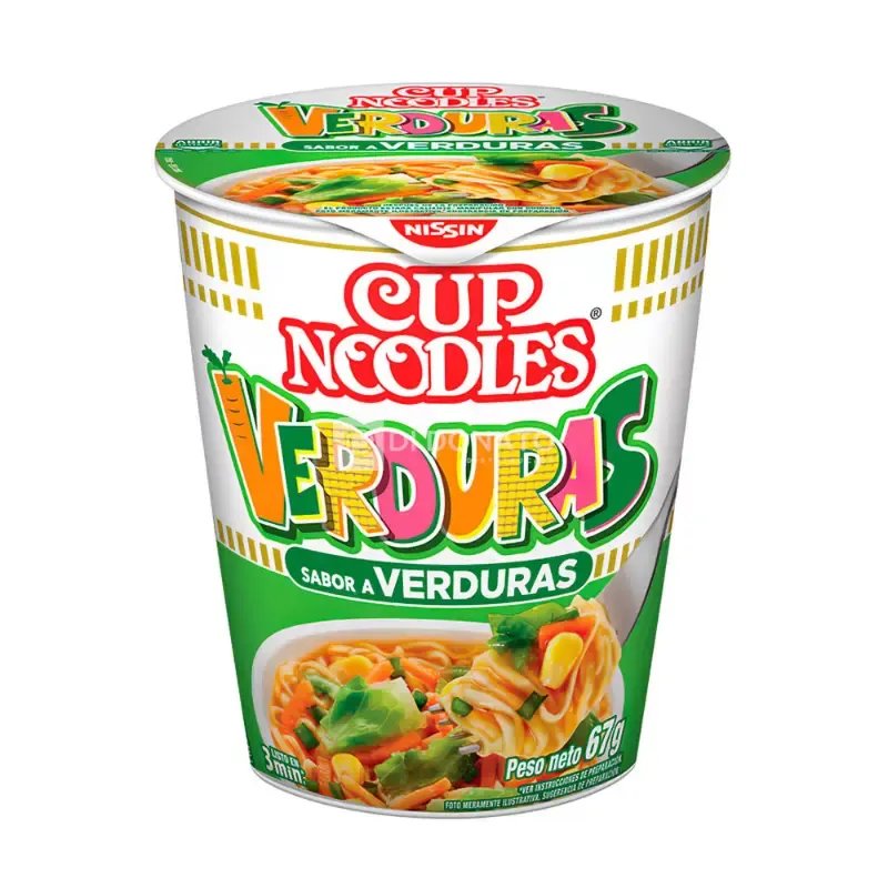 Cup Noodles Verd NISSIN 65 g