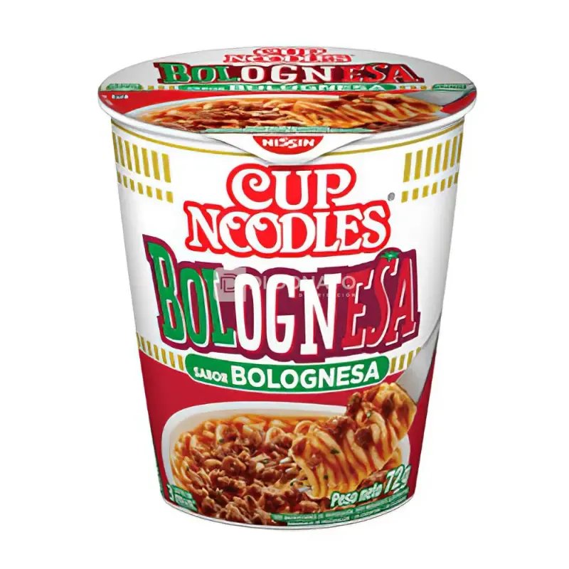 Cup Noodles Spaghetti Bolognesa NISSIN 72 g