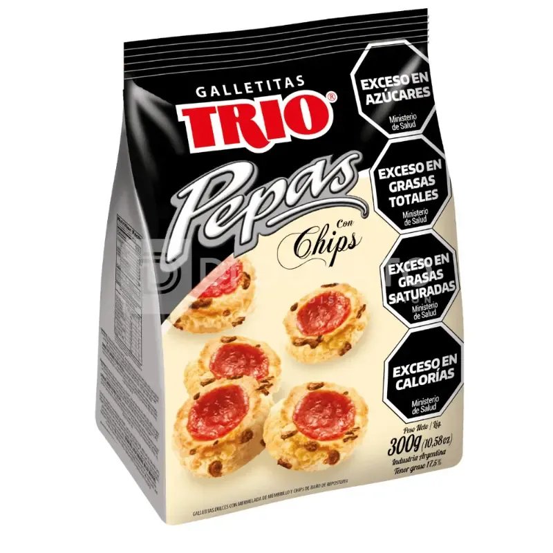 Pepas con Chips TRIO 300 gr