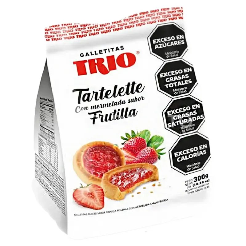 Tartelette Frutilla TRIO 300 gr