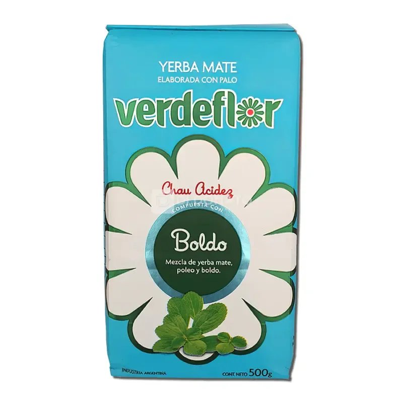 Yerba Mate Boldo VERDEFLOR 500 gr