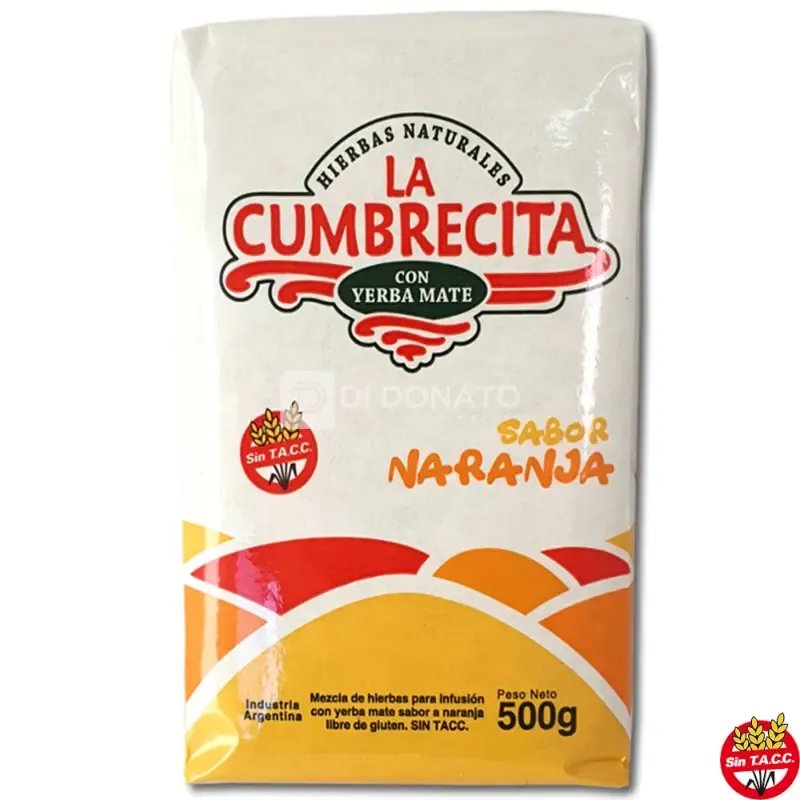 Yerba Mate Naranja LA CUMBRECITA 500 gr