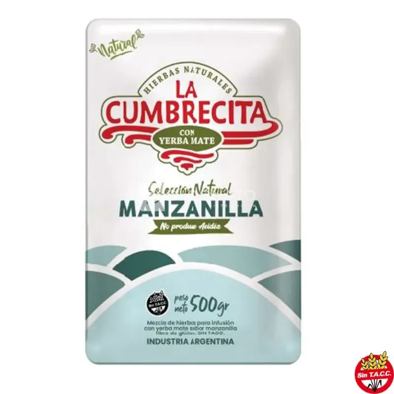 Yerba Mate Manzanilla LA CUMBRECITA 500 gr