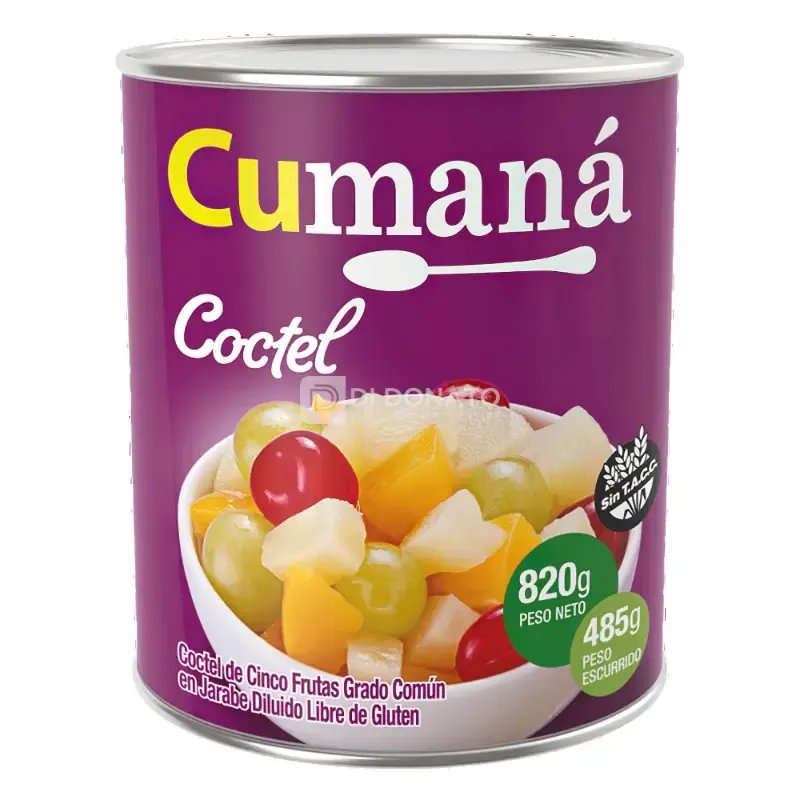 5 種水果罐頭 CUMANA 820 g