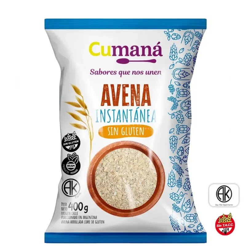 即食燕麥 Flow CUMANA 包裝 400 g