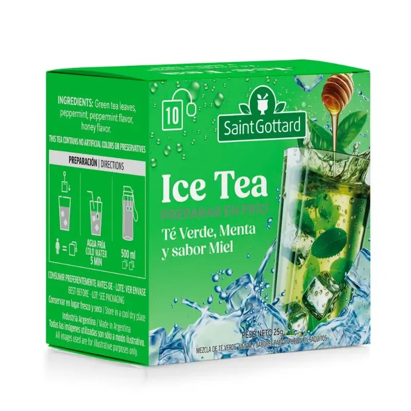 Ice 利樂包 綠,薄荷 與 蜂蜜 S.GOTTARD 10 包