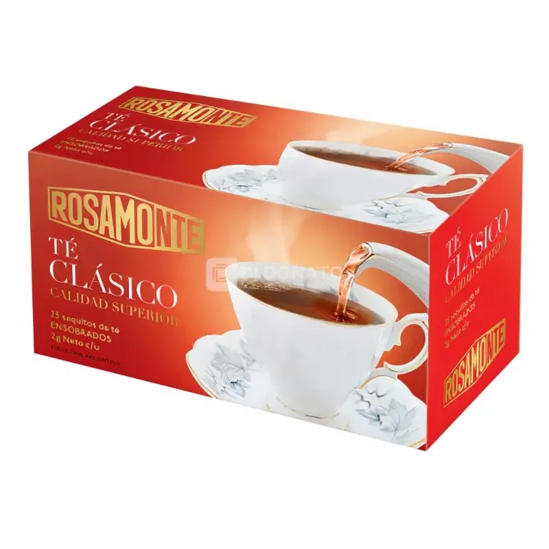 Té 25 saq X ROSAMONTE 2 gr
