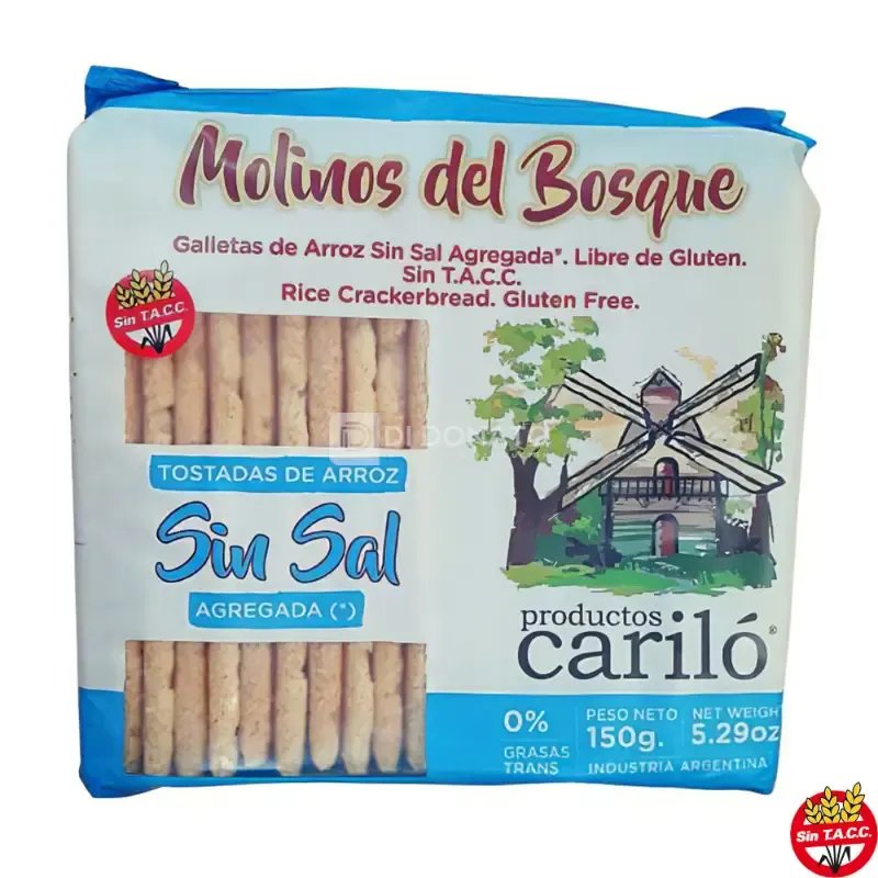 Tostada sin Sal MOLINOS DEL BOSQUE 150 gr