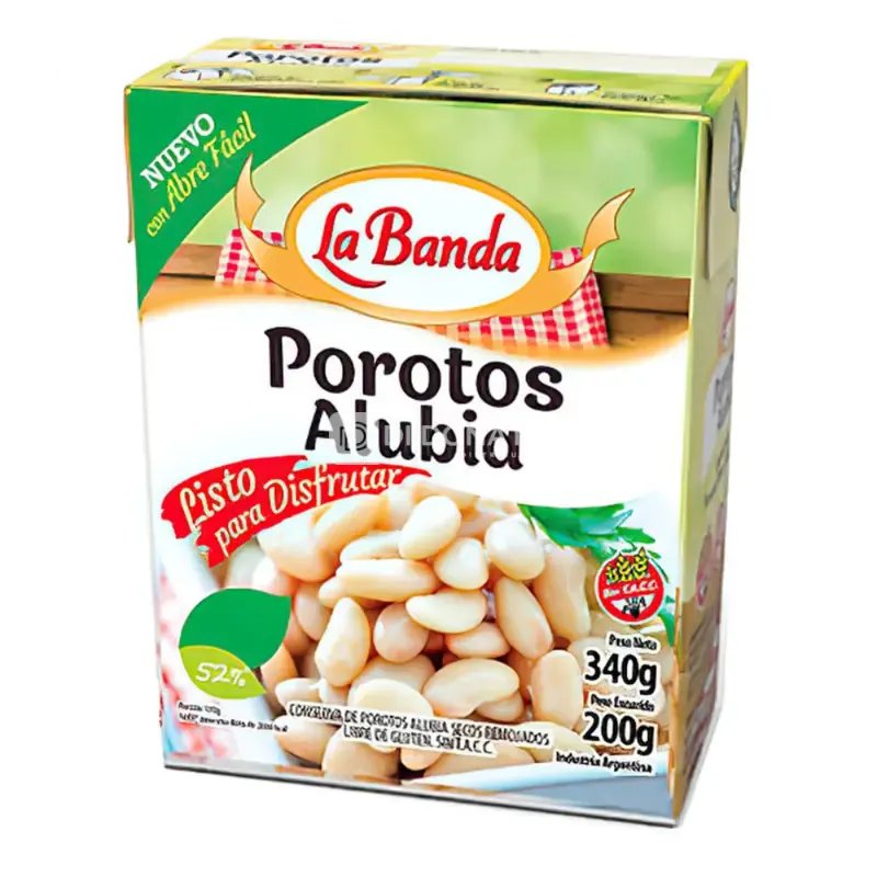 Porotos Alubia LA BANDA Tetra 350 gr