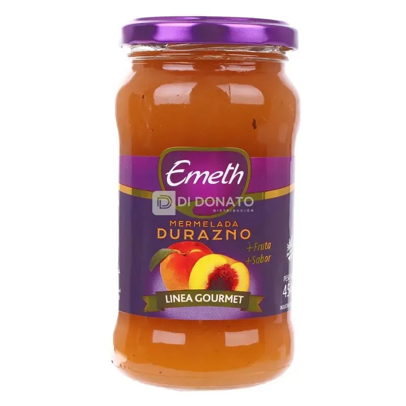 Mermelada Durazno EMETH Frasco 454 gr