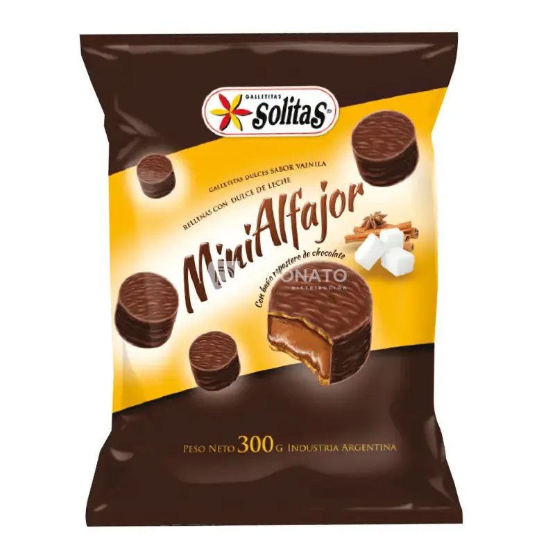 Alfajorcito con Chocolate SOLITAS 300 gr