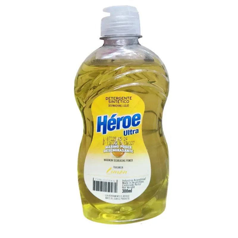 Detergente Ultra Limón HEROE 500 cc