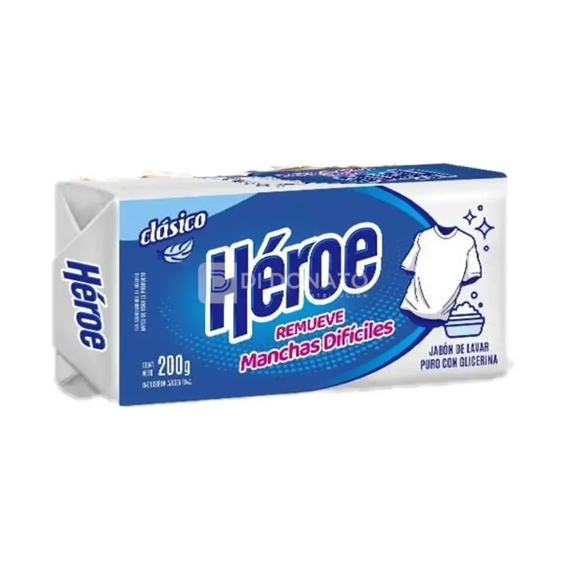 Jabón en Pan para Ropa HEROE 200 gr