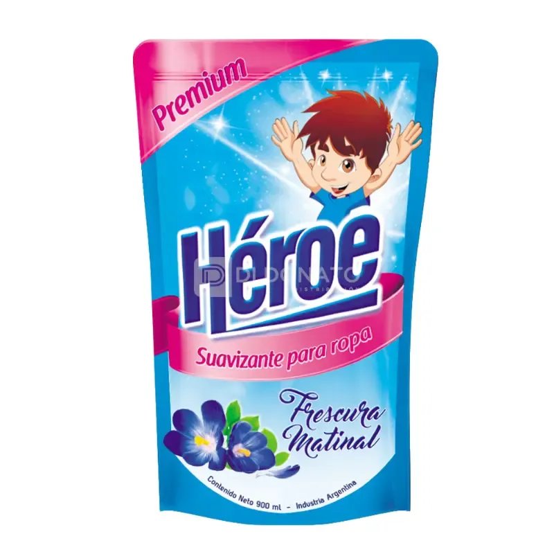 衣物柔軟精 清新 晨香 HEROE 立袋 900 ml