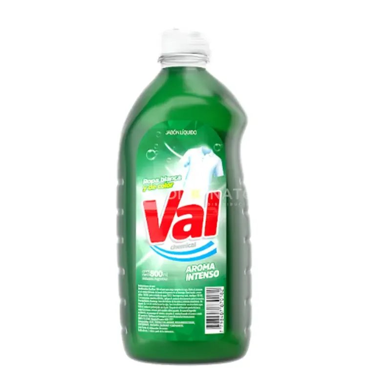 Jabón Líquido para Ropa VAL Botella 800 cc