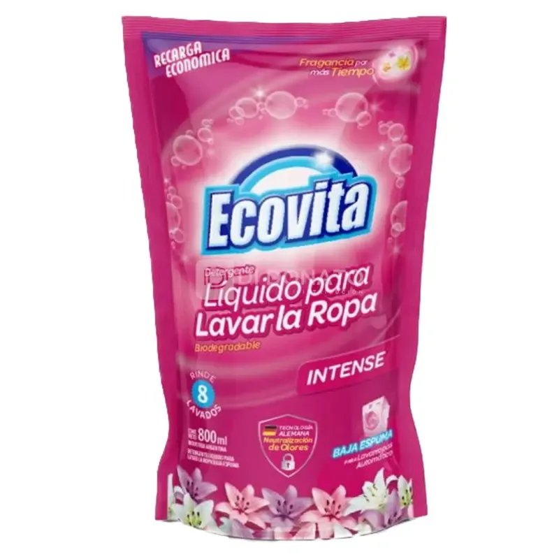 Jabón Líquido INTENSE ECOVITA Doypack 800 ml