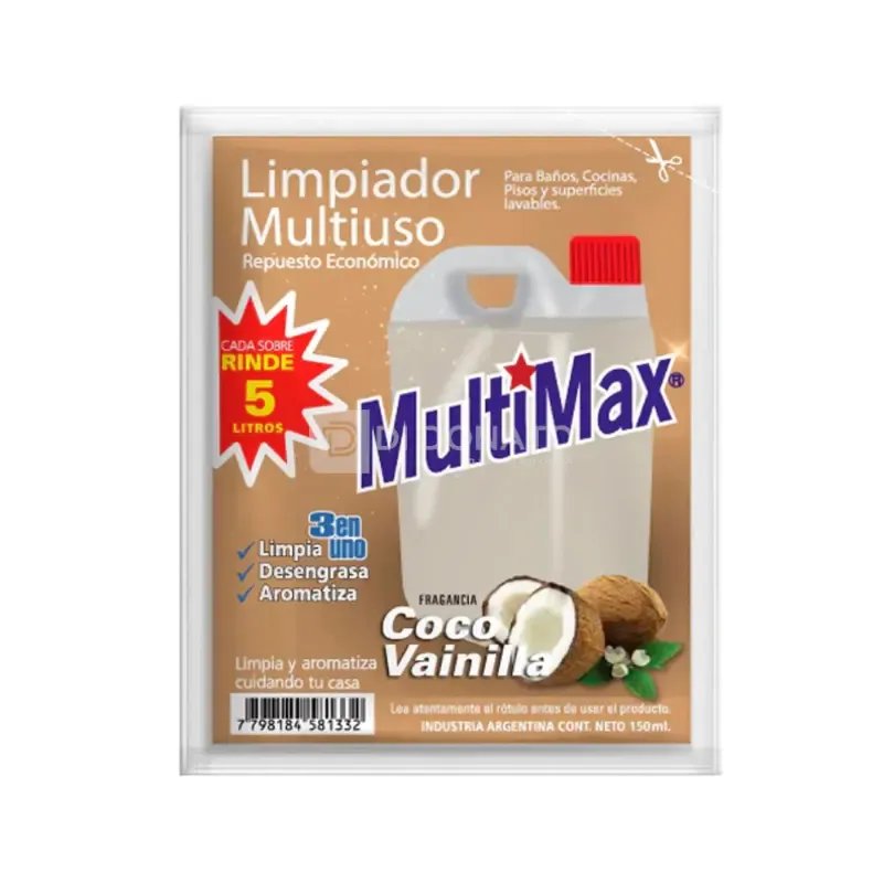 多用途清潔劑 椰子 Vai MULTIMAX 150 ml