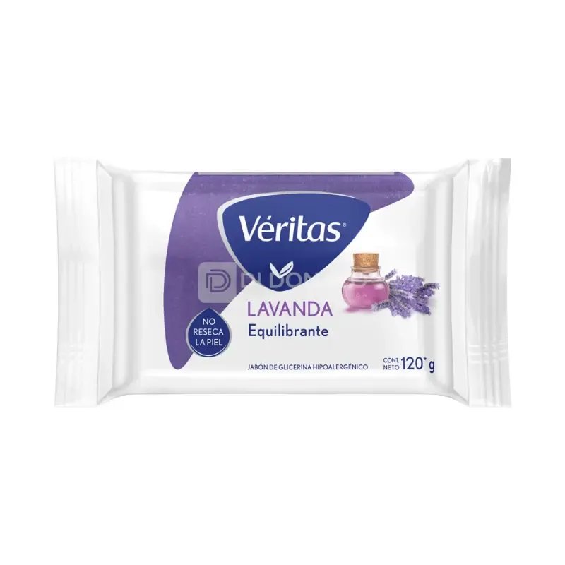 Jabón Glicerina Lavanda VERITAS 120 gr