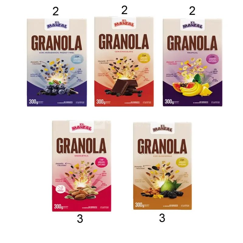 Granolas Surtidas EL MAKZAL 300 gr