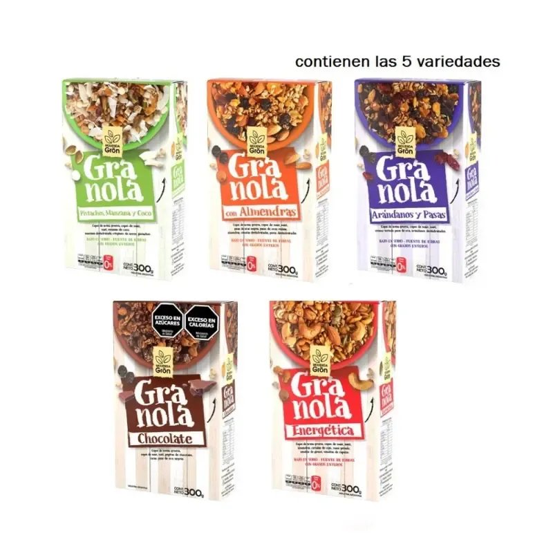 Surtido de Granolas MOLIENDA GRÖN 300 gr