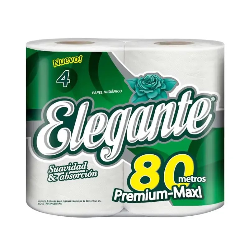 衛生紙 Simple X 4 Premium Max ELEGANTE 80 ml