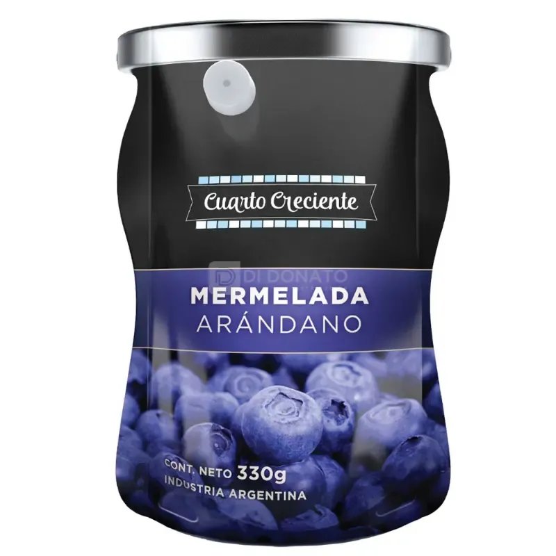 Mermelada Arándanos CUARTO CRECIENTE Doypack 330 gr
