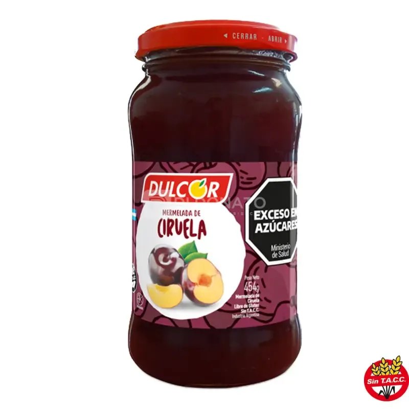 Mermelada Ciruela DULCOR Frasco 454 gr
